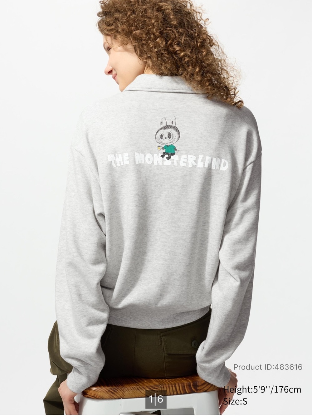 POP Mart half-zip Sweatshirt